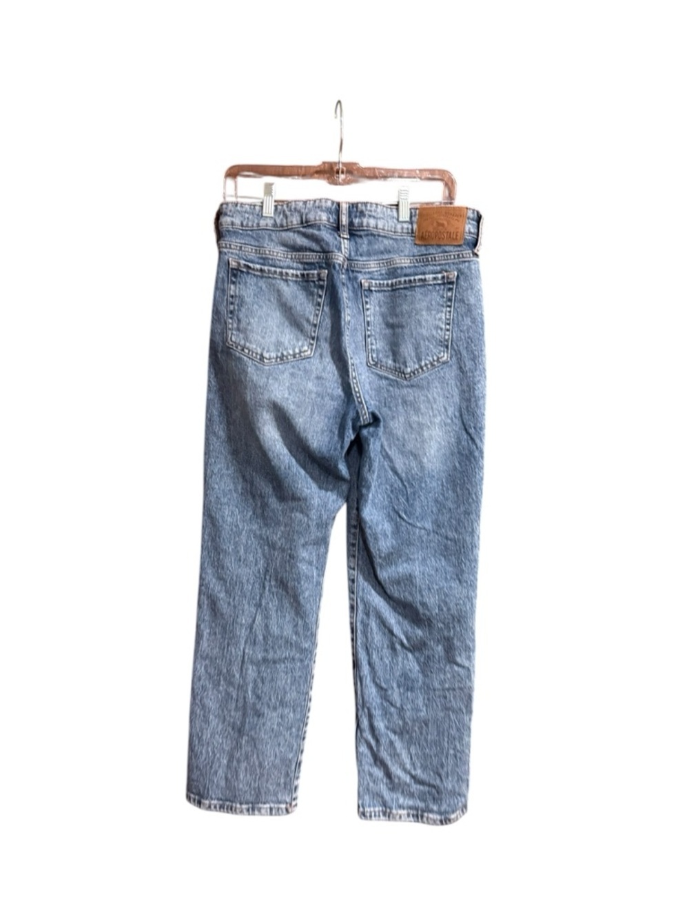 🔻Aéropostale Mid Rise Ankle Straight Jeans Size 12R Medium Wash - Picture 4 of 10